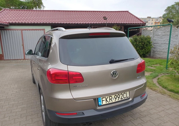 Volkswagen Tiguan cena 51990 przebieg: 210000, rok produkcji 2015 z Gubin małe 742